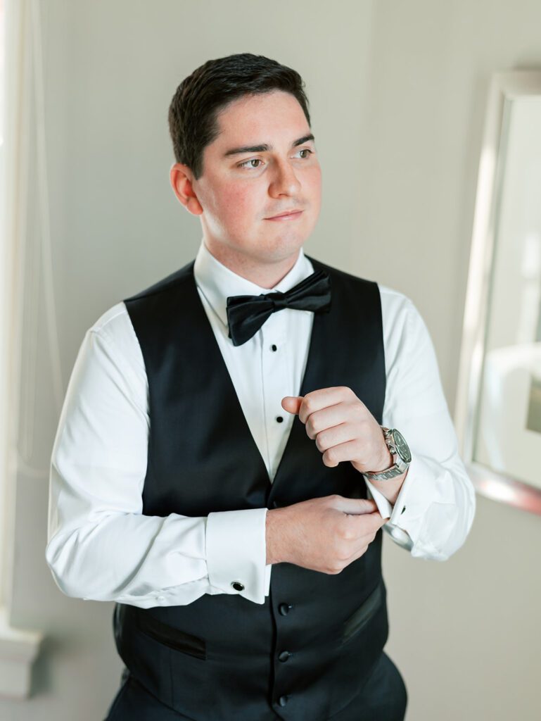 groom at The Westin Hotel