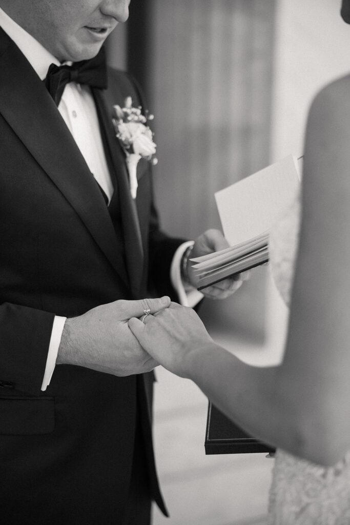 Bride & Groom at the Supreme court of ohio