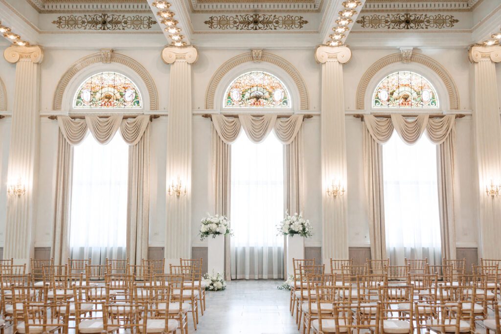 Ceremony at The Westin Hotel in Columbus, Oh